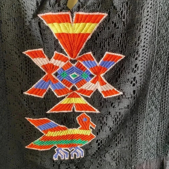 🆕Plus Size Black Lace Cold-Shoulder Tunic 3X🆕 - Picture 9 of 13